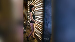 Petite blue eyes teen girl