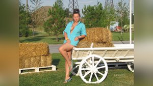 Ukrainian green eyes girl