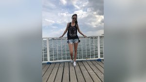 Petite fingering squirt