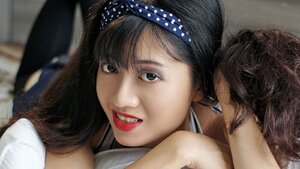 Asian brown eyes girl